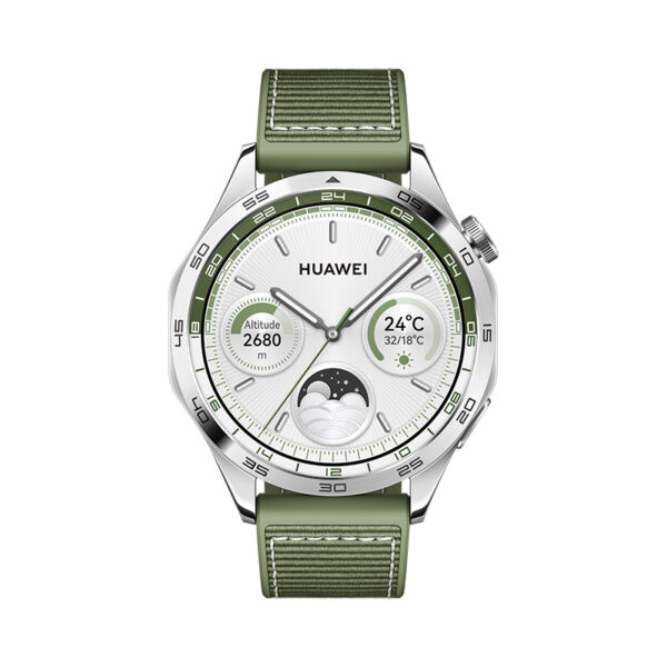 MKT_Phoinix_Product-Image_Green_01_EN_HQ_JPG_20230720 Huawei Watch GT 4/46mm/Silver/Elegant Band/Green
