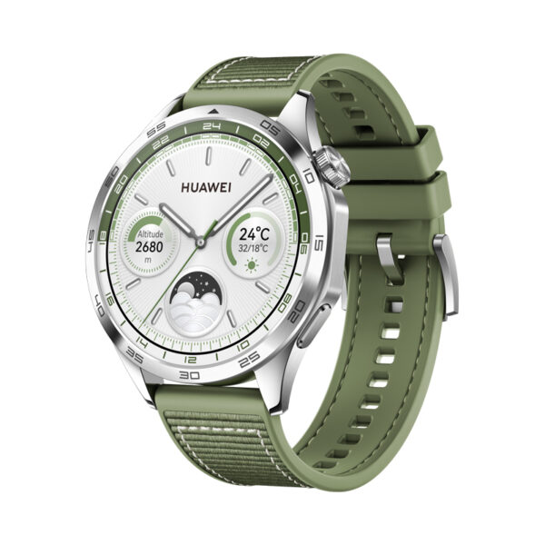 MKT_Phoinix_Product-Image_Green_02_EN_HQ_JPG_20230_s-1 Huawei Watch GT 4/46mm/Silver/Elegant Band/Green