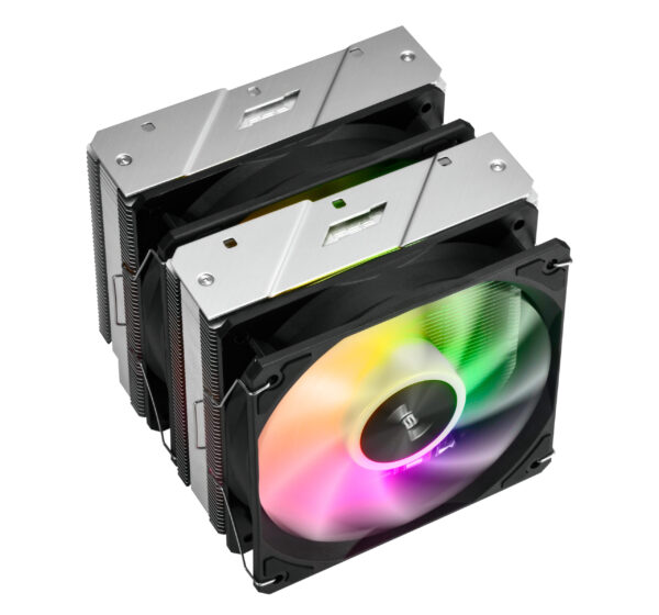 MP7_ARGB_Top FSP Chladič CPU MP7 Dual, 120mm A.RGB FDB Fan