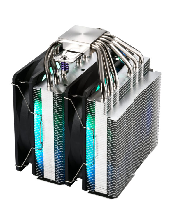 MP7_ARGB_bottom FSP Chladič CPU MP7 Dual, 120mm A.RGB FDB Fan