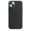 iPhone 14+ Silicone Case with MS - Midnight