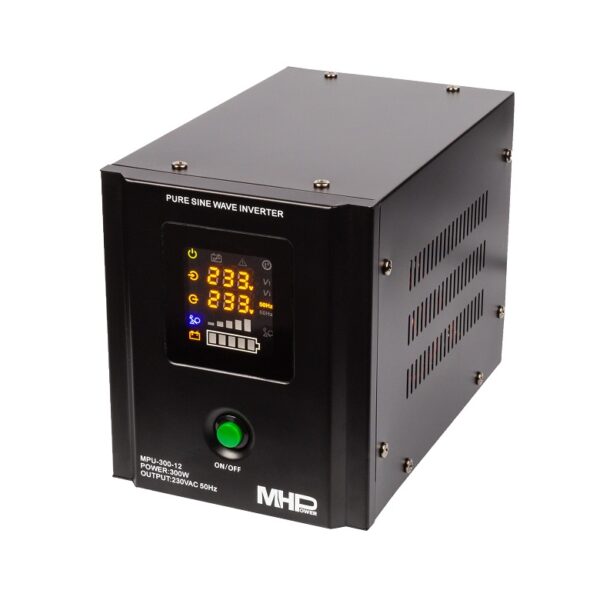 MPU-300-12_01_s Záložní zdroj MHPower MPU300-12,UPS,300W, čistá sinus