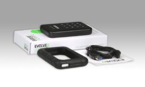 MQ4A5448_s EVOLVEO 2.5'' Encrypt 1, externí rámeček na HDD, USB 3.0