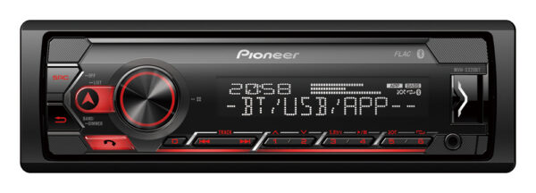 MVH-S320BT_ATC_s Pioneer MVH-S320BT autorádio s USB a Bluetooth červené