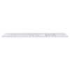 Apple Magic Keyboard Numeric Touch ID/Bezdrátová Bluetooth/US layout/Bílá