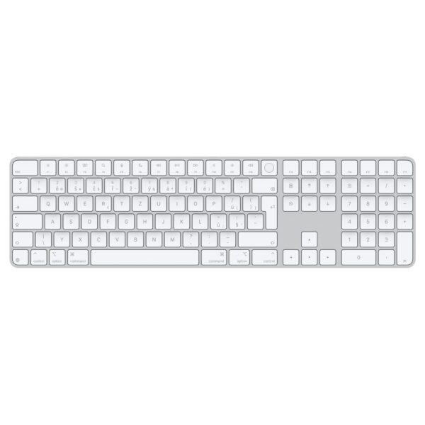 MXK73SL_s Apple Magic Keyboard Numeric Touch ID/Bezdrátová Bluetooth/SK layout/Bílá