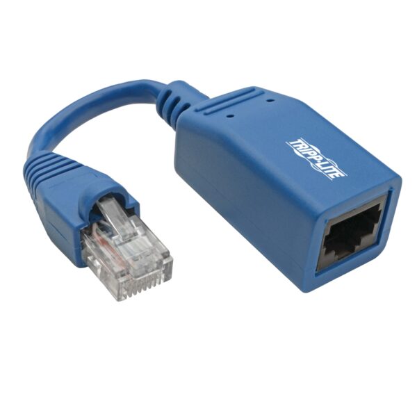 Adaptér Ethernet Cable / Cisco Console Rollover Cable (RJ45 Samec/Samice), modrá, 12.7cm