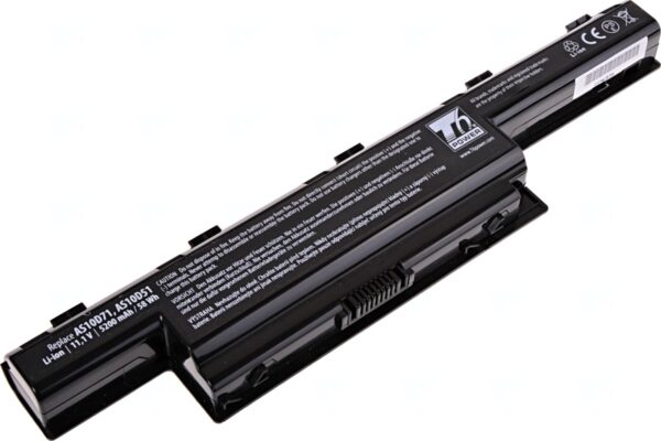 NBAC0065_s-1 Baterie T6 Power Acer Aspire 4741, 5551, 5741, 5751, TravelMate 4750, 5740, 5200mAh, 58Wh, 6cell
