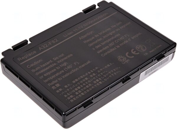 Baterie T6 Power Asus K40, K41, K50, K51, K60, K61, K70, F52, F82, X5D, X70, 5200mAh, 58Wh, 6cell