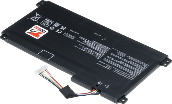 NBAS0178_2 Baterie T6 Power Asus E410MA, E410KA, L410MA, R429MA, 3640mAh, 42Wh, 3cell, Li-pol, with cable