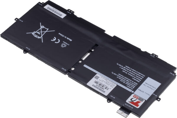 Baterie T6 Power Dell XPS 13 7390 2in1, 6700mAh, 51Wh, 4cell, Li-pol