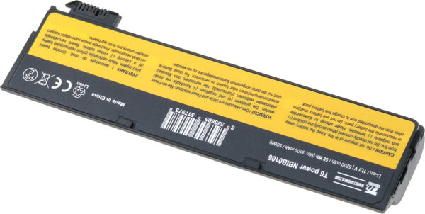 Baterie T6 Power Lenovo ThinkPad T440s, T450s, T550, L450, T440, X240, 68+, 5200mAh, 58Wh, 6cell