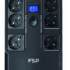 FSP UPS NanoFit 800, 800 VA / 480 W, 2xUSB power, LCD, RJ45, offline