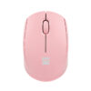 Myš Natec STORK/Kancelářská/Optická/1 600 DPI/Bezdrátová USB/Růžová