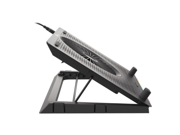 Chladící podložka pro NB Genesis Oxid 450 RGB do 15.6", hliníkové tělo