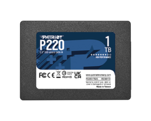 PATRIOT P220/1TB/SSD/2.5"/SATA/3R
