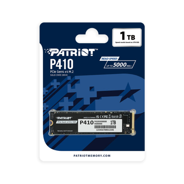 P410_1p PATRIOT P410/1TB/SSD/M.2 NVMe/5R