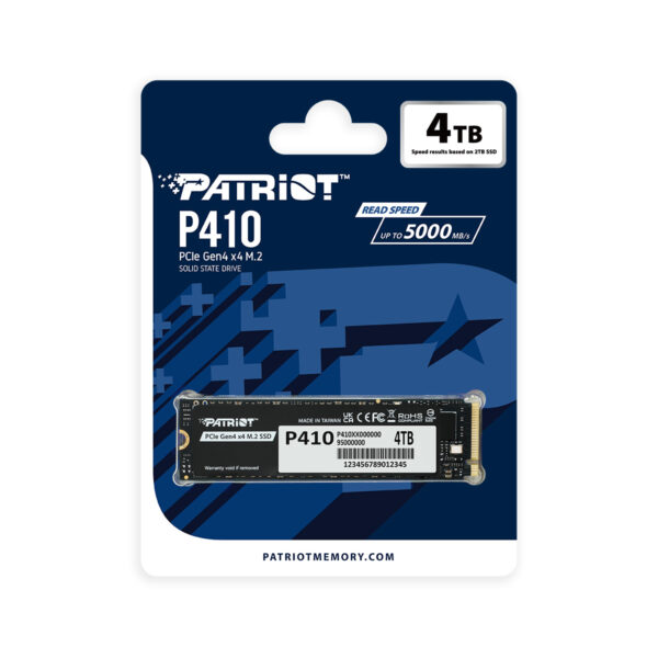 P410_4p PATRIOT P410/4TB/SSD/M.2 NVMe/5R