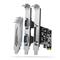 AXAGON PCEA-PSN, PCIe řadič - 1x paralelní (LPT) + 2x sériový port (RS232) 250 kbps, vč. LP