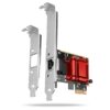 AXAGON PCEE-GIX, PCIe síťová karta - 1x Gigabit Ethernet port (RJ-45), Intel i210AT, PXE, vč. LP