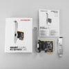 AXAGON PCEE-GRF, PCIe síťová karta - 1x Gigabit Ethernet port (RJ-45), Realtek 8111F, vč. LP