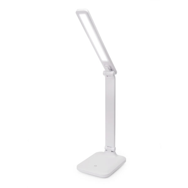 Platinet stolní LED lampa Remus 5W stmívatelná, dotykové ovládání, USB port, bílá