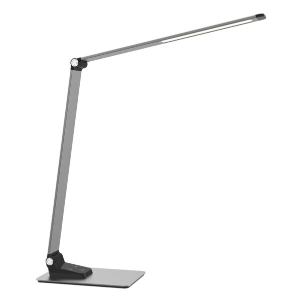 Platinet PDL509 stolní LED lampa 10W, stmívatelná, dotykové ovládání, USB port, ALU