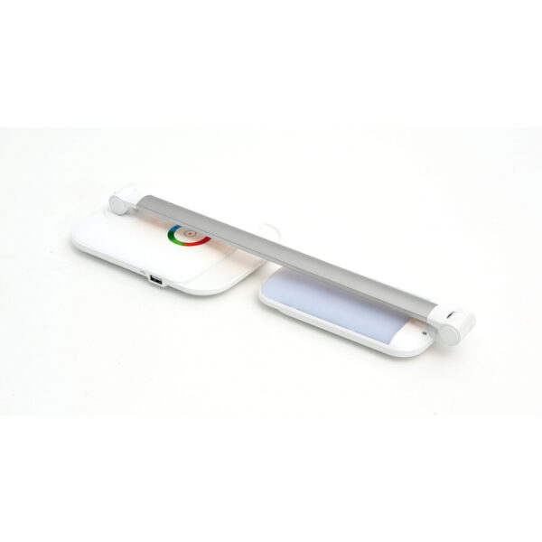 Platinet stolní LED lampa 18W stmívatelná, dotykové ovládání, USB port, bílá