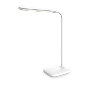 PLADLL6728BL_s Platinet stolní LED lampa 5W stmívatelná, dotykové ovládání, integrovaná baterie 2400mAh, bílá