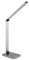 Platinet stolní LED lampa 10W stmívatelná, dotykové ovládání, bezdrátové nabíjení, USB port, stříbrn