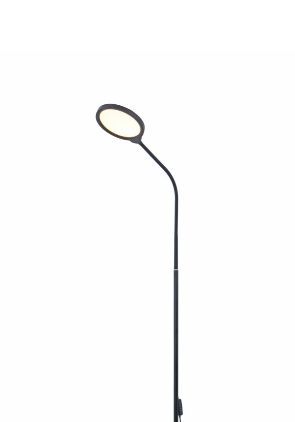 Platinet podlahová LED lampa 10W stmívatelná 2v1, černá