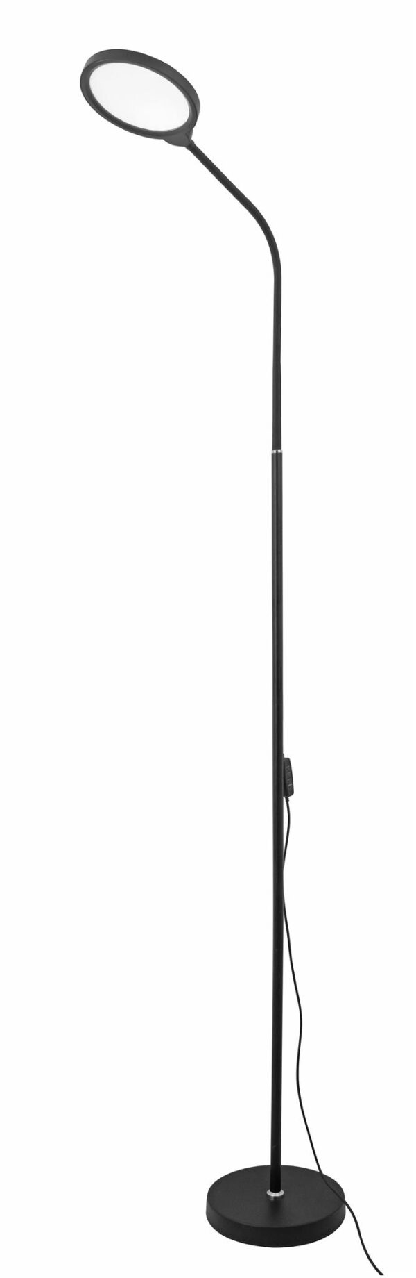 Platinet podlahová LED lampa 10W stmívatelná 2v1, černá