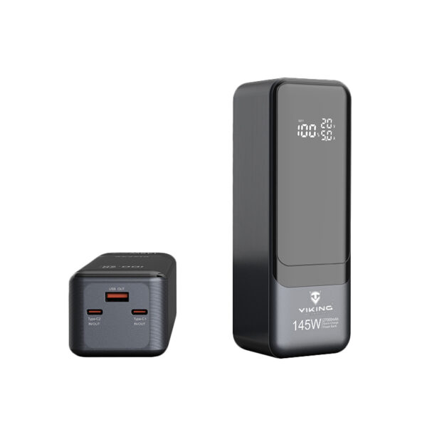 PN964PD_800_white_1 Viking PN-964PD 27000 mAh/Output:1xUSB-A,2xUSB-C/Input:2xUSB-C/LED display