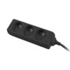 PS0-03E-0150-BK-1 Prodlužovací kabel Lanberg PS0, 3 zásuvky, 1,5m, černá
