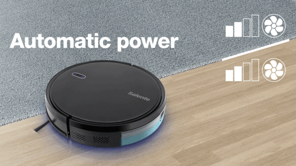 Salente G4, robotický vysavač, stírání vodou, UVC sterilizace, černý