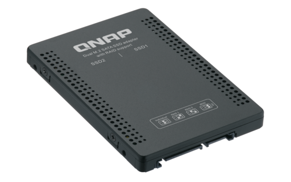 QNAP adaptér QDA-A2MAR (2x M.2 SSD SATA sloty v 2,5" SATA rámečku)