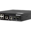 QNAP řízený PoE++ switch QSW-M2106PR-2S2T (6x 2,5GbE RJ45, 2x 10GbE RJ45, 2x 10GbE SFP+, malá šířka)