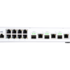 QNAP řízený switch QSW-M408-4C (12 portů: 8x Gigabit port + 4x 10G SFP+ / 10GbE kombo porty)