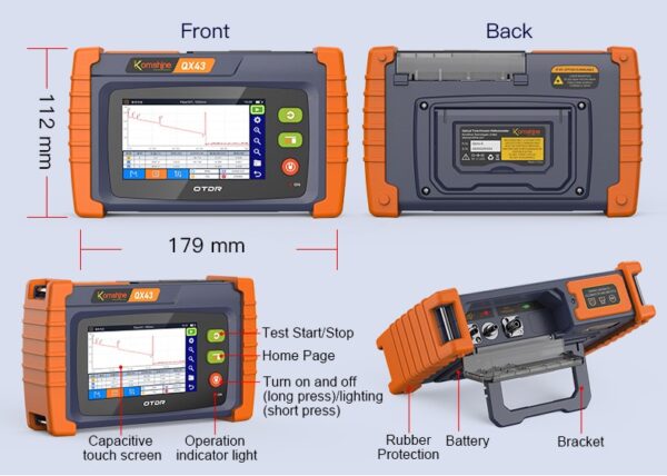 KOMSHINE - QX43-S1 - SM Monster OTDR