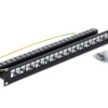 19" modulární patch panel pro max.24 keystonů