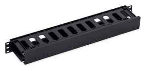 RAB-VP-X3x-A1_1b 19' vyvazovací panel 1U plastový RAL9005