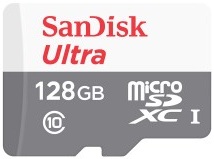 RAMSDSQUNR128GGN6MN-1_s SanDisk Ultra/micro SDXC/128GB/UHS-I U1 / Class 10
