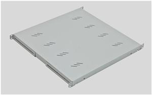 RAX_s-7 19' police A4 perforovaná 1U/850mm,max.80kg černá