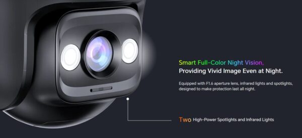 RH3-WCAv2_night Tenda RH3-WCAv2 - venkovní otočná IP65 Wi-Fi 3MPx kamera, OnVif, noční LED, LAN port, CZ aplikace