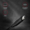 RVC-DPC-03_usb_prem-600 AXAGON RVC-DPC, USB-C -> DisplayPort redukce / kabel 1.8m, 4K/60Hz