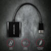 AXAGON RVH-VGAN, HDMI -> VGA redukce / adaptér, FullHD, audio výstup, micro USB nap. konektor