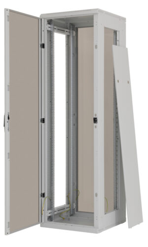 RZA-66-3_s-1 Stojanový rozvaděč 32U (š)600x(h)1000 perf.dveře