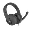 NATEC sluchátka s mikrofonem RHEA, černé