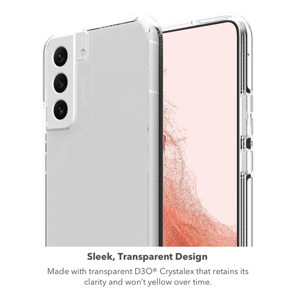 ZAGG GEAR4 Crystal Palace kryt Samsung Galaxy S22  průhledný