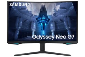 S32BG752NI_002_Front2_Black_s-1 Samsung Odyssey G7 Neo/G75NB/32"/VA/4K UHD/165Hz/1ms/Black/2R